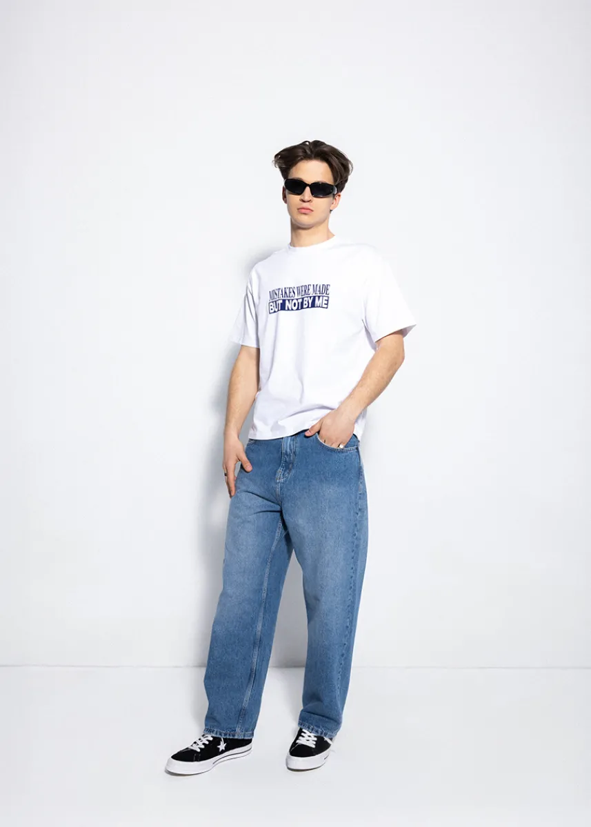 LOCAL HEROES BIAŁY T-SHIRT MAKE MISTAKES