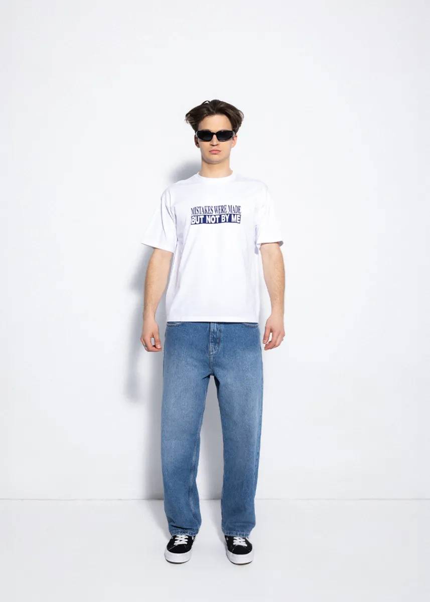 LOCAL HEROES BIAŁY T-SHIRT MAKE MISTAKES