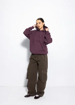 LOCAL HEROES BLUZA AURA DARK MOCHA