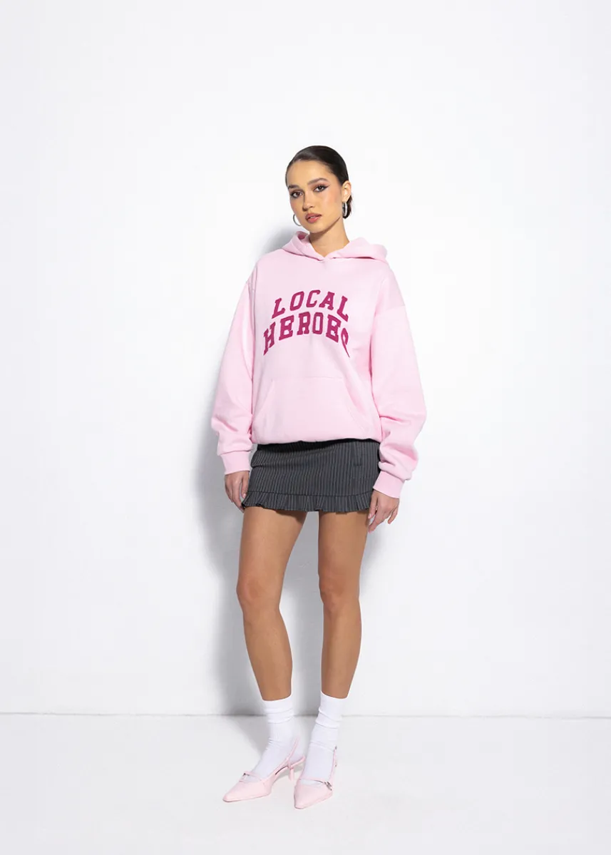 LOCAL HEROES BLUZA AURA POWDER PINK