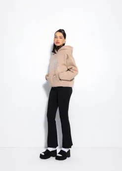 LOCAL HEROES BLUZA AURA RHINESTONES LATTE
