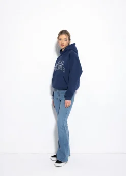 LOCAL HEROES BLUZA AURA RHINESTONES NIEBIESKA