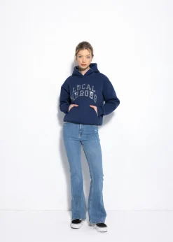 LOCAL HEROES BLUZA AURA RHINESTONES NIEBIESKA