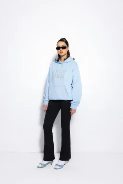 LOCAL HEROES BLUZA AURA RHINESTONES POWDER BLUE
