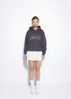 LOCAL HEROES BLUZA AURA RHINESTONES SZARA