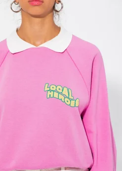 LOCAL HEROES BLUZA CHEWING GUM Z KOŁNIERZYKIEM