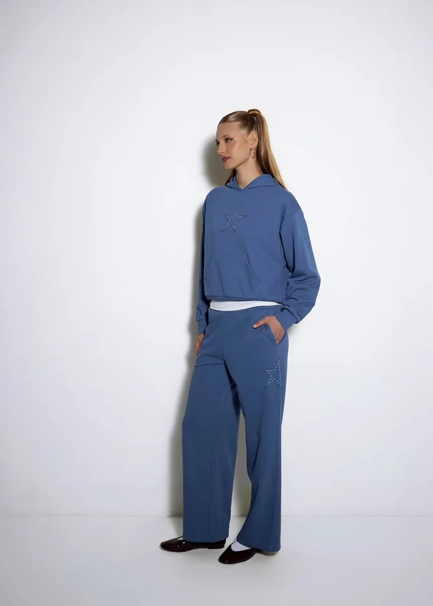 LOCAL HEROES BLUZA DAMSKA LOCAL STAR NIEBIESKA