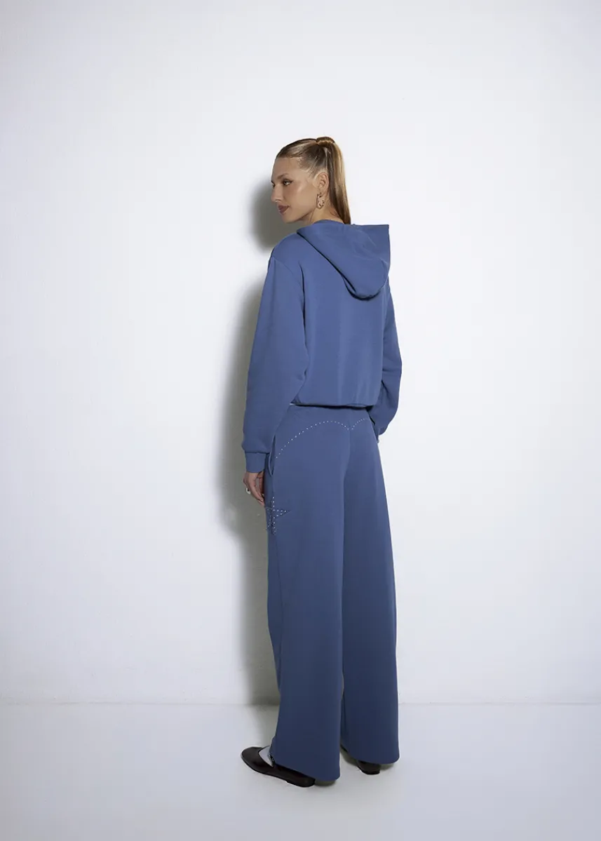 LOCAL HEROES BLUZA DAMSKA LOCAL STAR NIEBIESKA