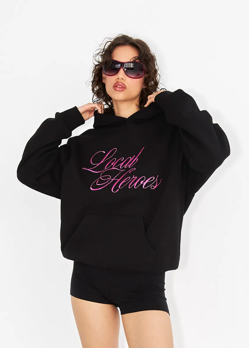 LOCAL HEROES BLUZA LH BLUSH CZARNA