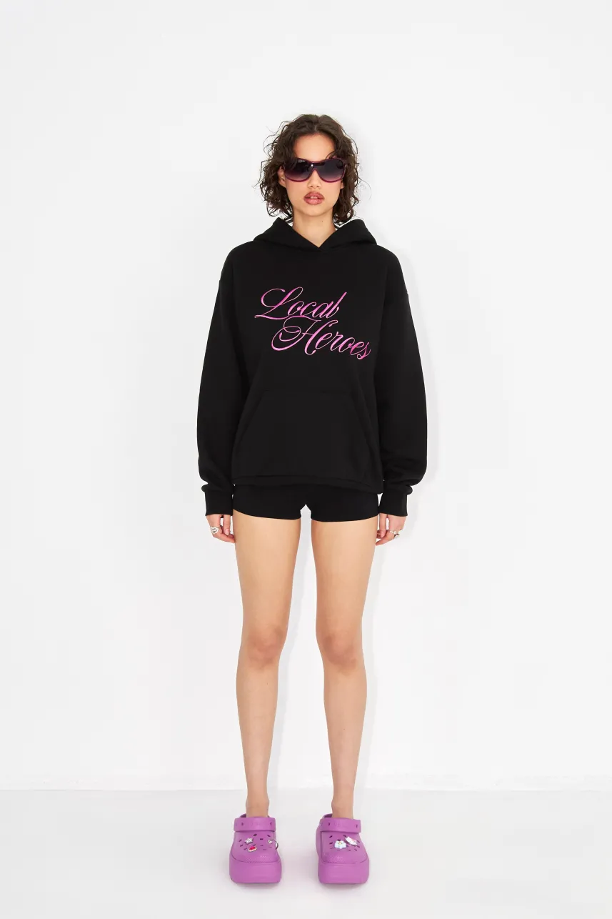 LOCAL HEROES BLUZA LH BLUSH CZARNA
