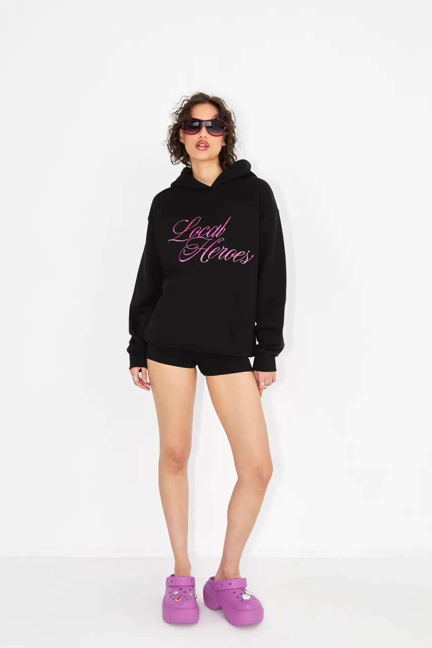 LOCAL HEROES BLUZA LH BLUSH CZARNA