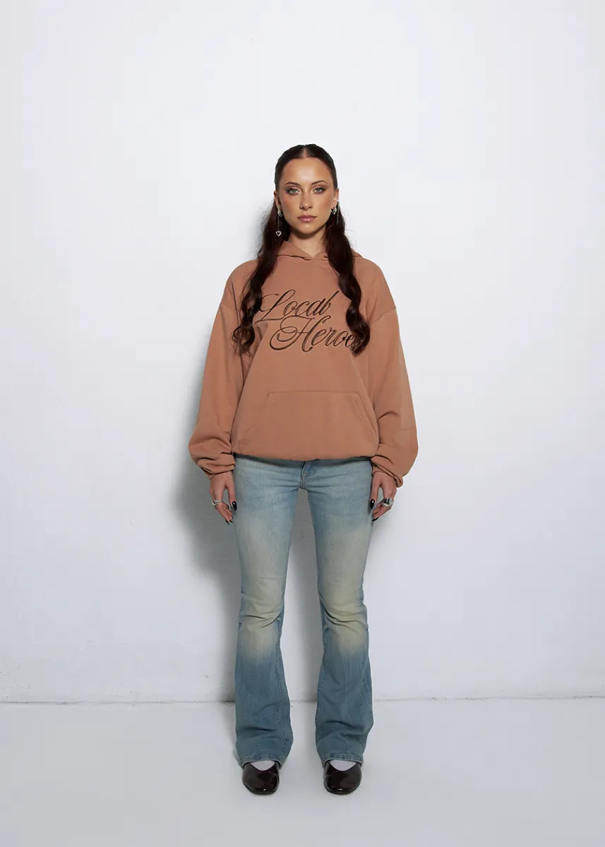 LOCAL HEROES BLUZA LH BLUSH KARMELOWA