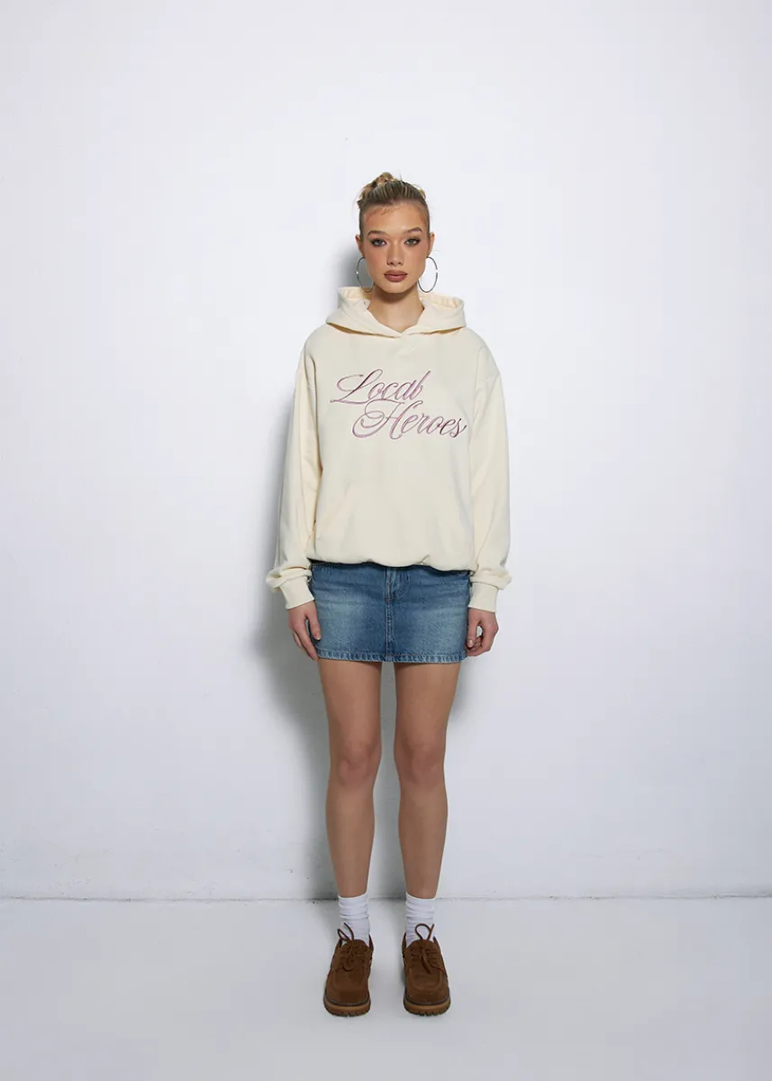 LOCAL HEROES BLUZA LH BLUSH KREMOWA