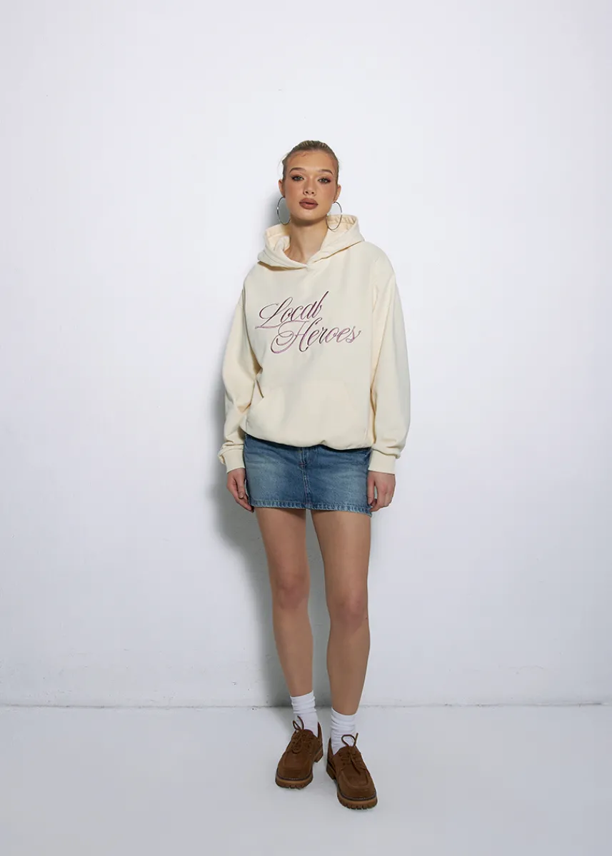 LOCAL HEROES BLUZA LH BLUSH KREMOWA
