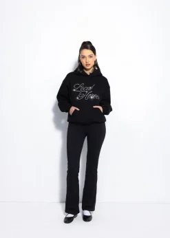 LOCAL HEROES BLUZA LH BLUSH RHINESTONES CZARNA