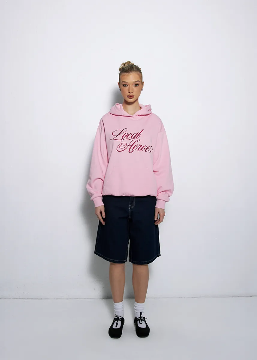 LOCAL HEROES BLUZA LH BLUSH ROŻOWA