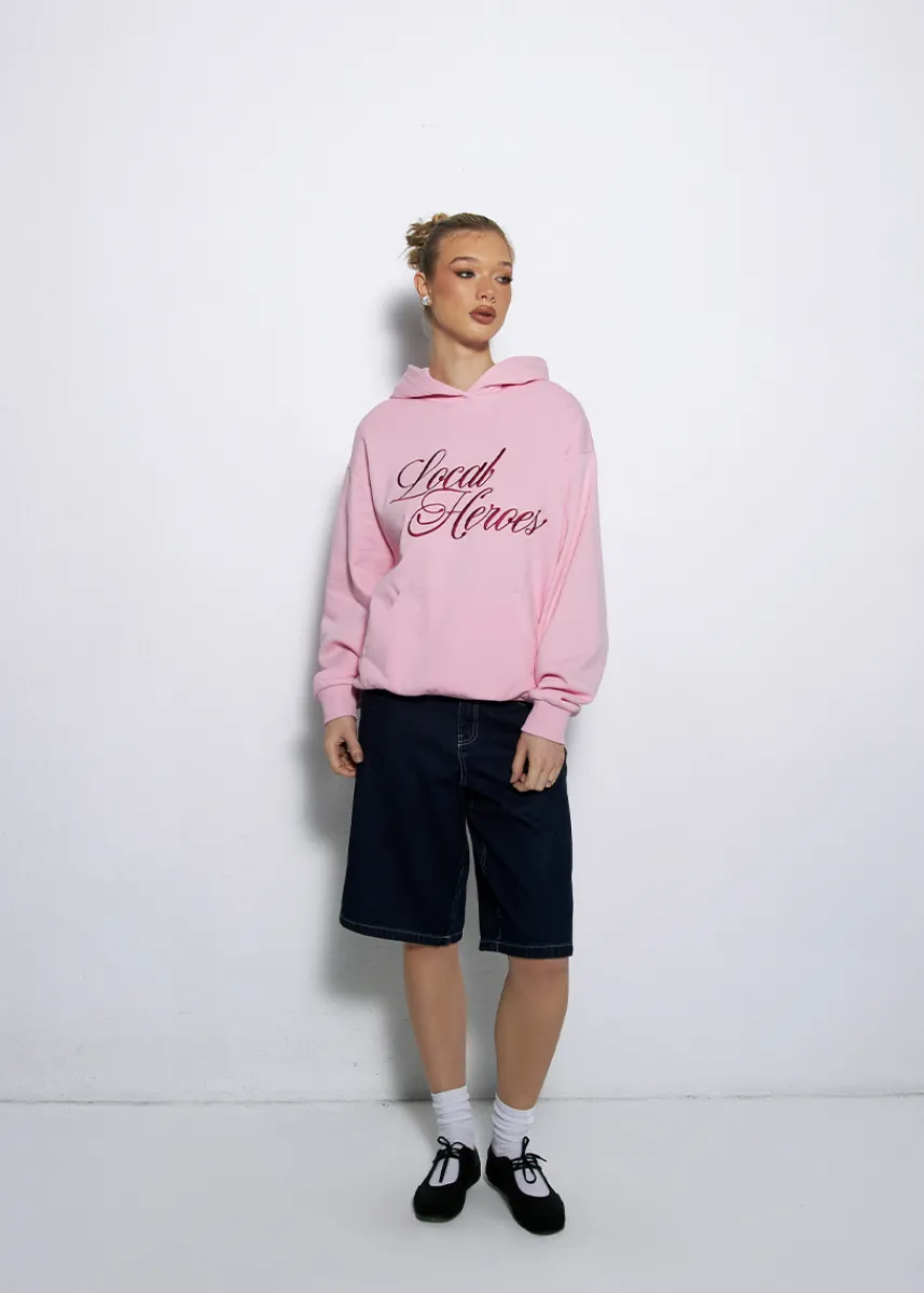 LOCAL HEROES BLUZA LH BLUSH ROŻOWA