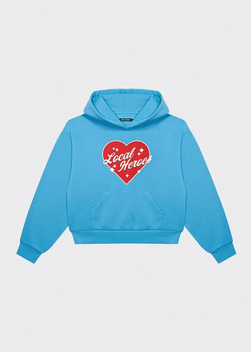 LOCAL HEROES BLUZA LOVE MOTEL NIEBIESKA