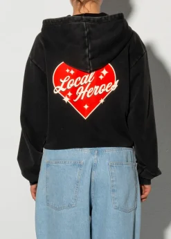 LOCAL HEROES BLUZA LOVE MOTEL ROZPINANA CZARNA