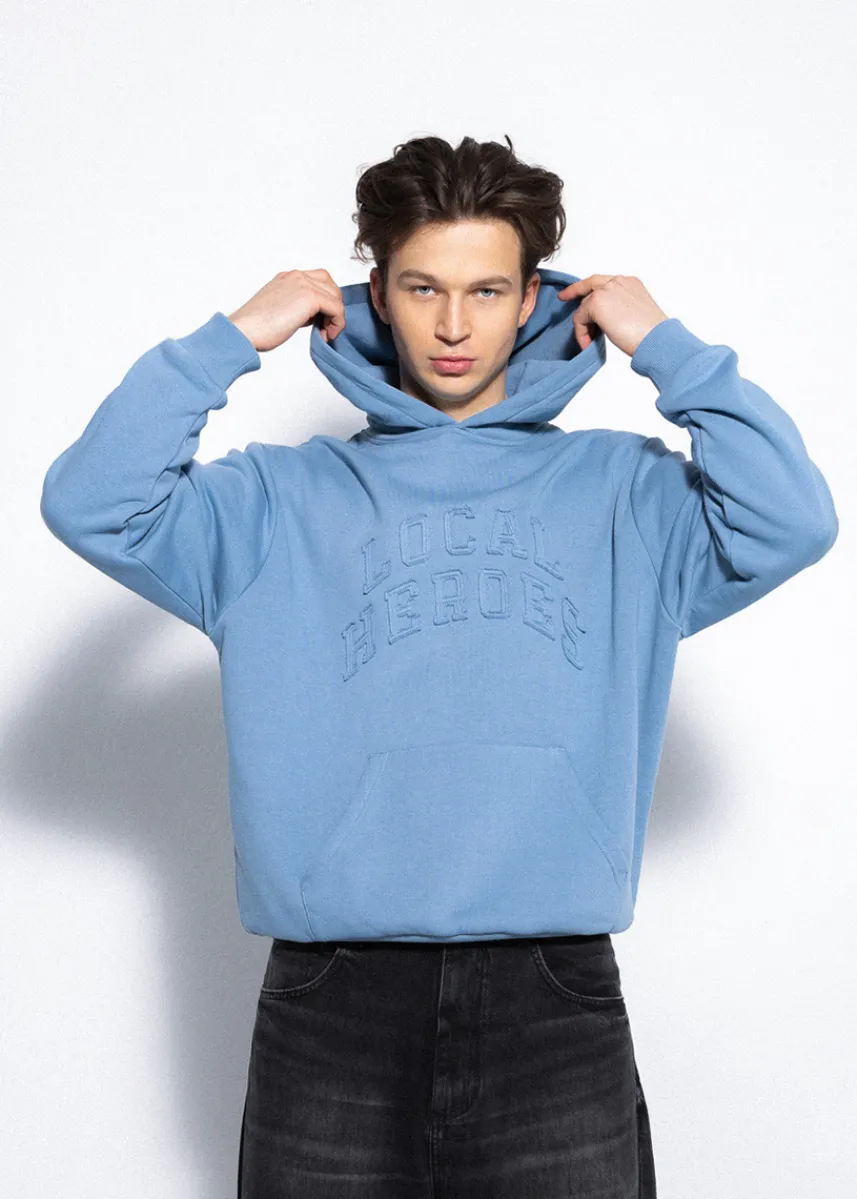 LOCAL HEROES BLUZA MĘSKA AURA STONE GREY