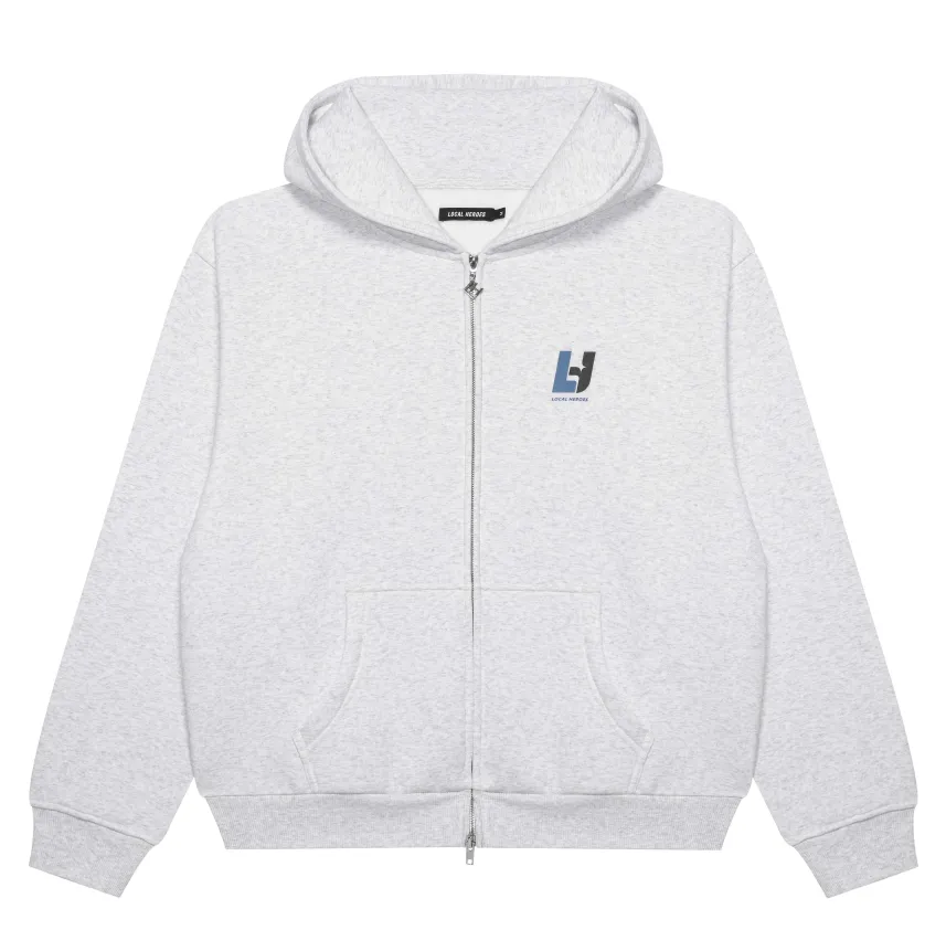 LOCAL HEROES BLUZA ROZPINANA LH TEAM SZARA
