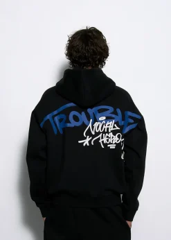 LOCAL HEROES BLUZA TROUBLE CZARNA