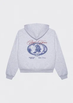 LOCAL HEROES BLUZA Z KAPTUREM ROYAL HEROES MELANŻ