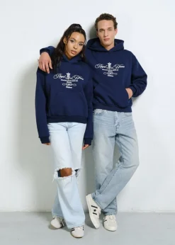 LOCAL HEROES BLUZA Z KAPTUREM ROYAL HEROES GRANATOWA