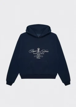 LOCAL HEROES BLUZA Z KAPTUREM ROYAL HEROES GRANATOWA