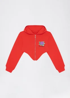 LOCAL HEROES KRÓTKA BLUZA ROSE
