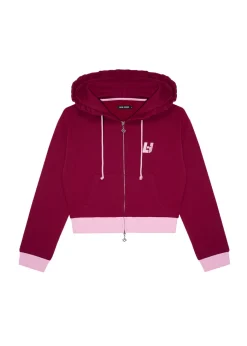 LOCAL HEROES LH TEAM BLUZA Z ZAMKIEM BURGUND