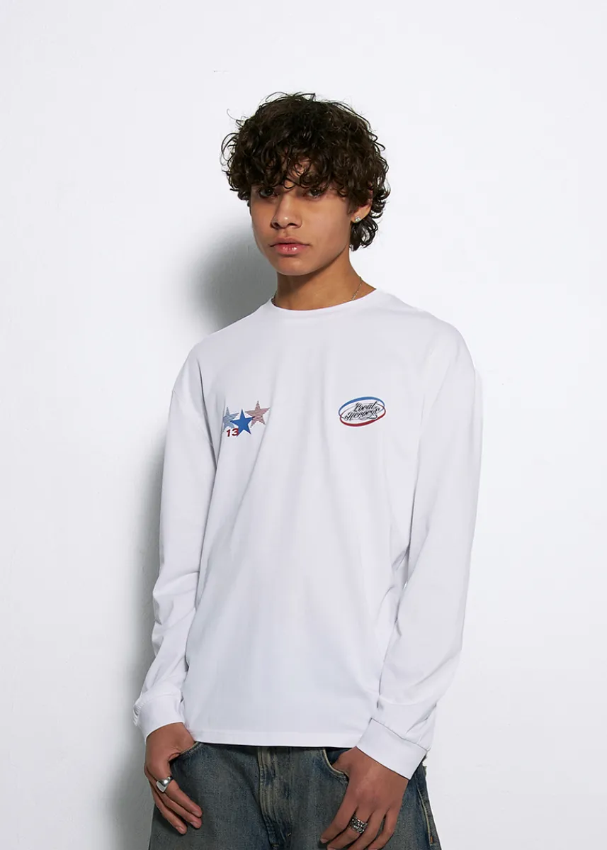 LOCAL HEROES LONGSLEEVE ALL STAR BIAŁY