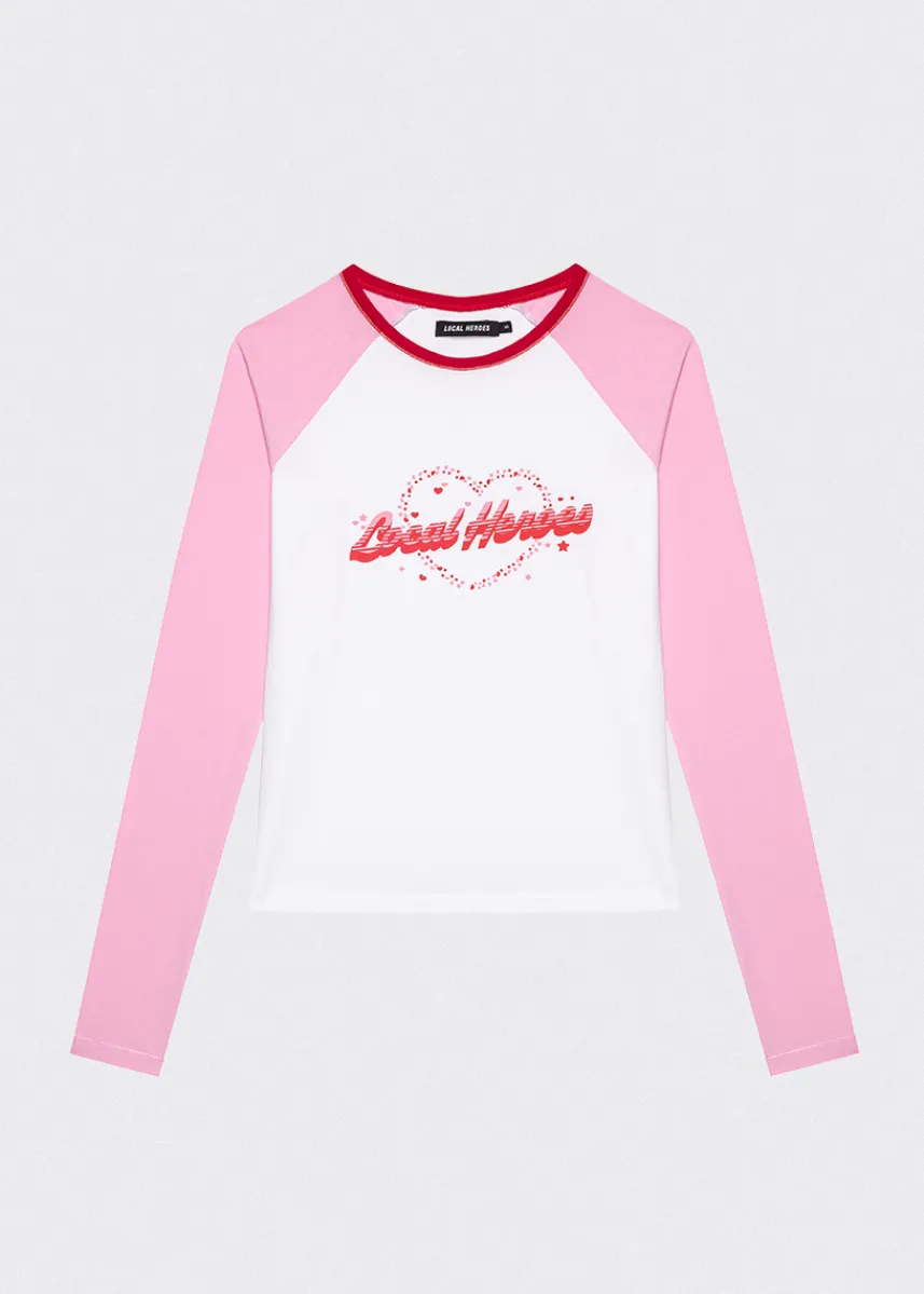 LOCAL HEROES LONGSLEEVE YOUR HEART BIAŁY