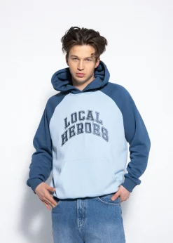 LOCAL HEROES MĘSKA BLUZA AURA NIEBIESKA