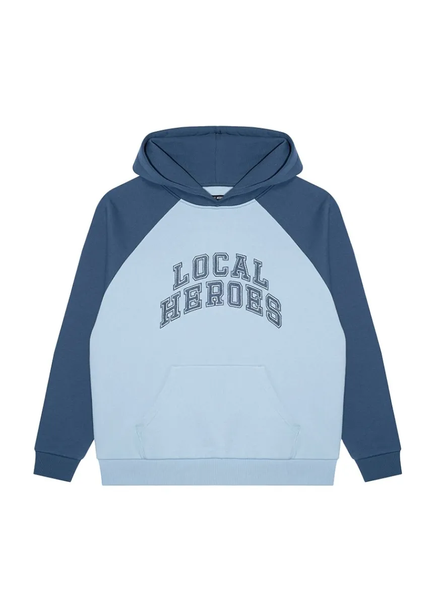 LOCAL HEROES MĘSKA BLUZA AURA NIEBIESKA