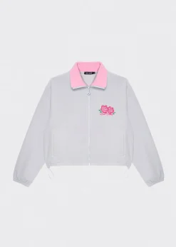 LOCAL HEROES POLAROWA BLUZA ROZPINANA ROSE SZARA