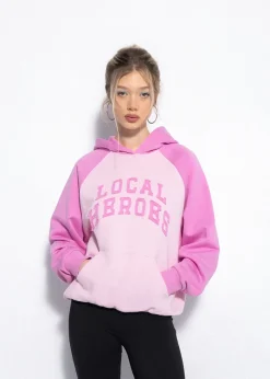 LOCAL HEROES RÓŻOWA BLUZA AURA