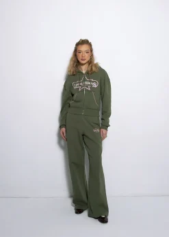 LOCAL HEROES ROZPINANA BLUZA SUPERSTAR ZIELONA