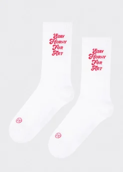 LOCAL HEROES SKARPETKI STAY HORNY RED