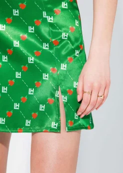 LOCAL HEROES SPÓDNICA LH MONOGRAM BERRY