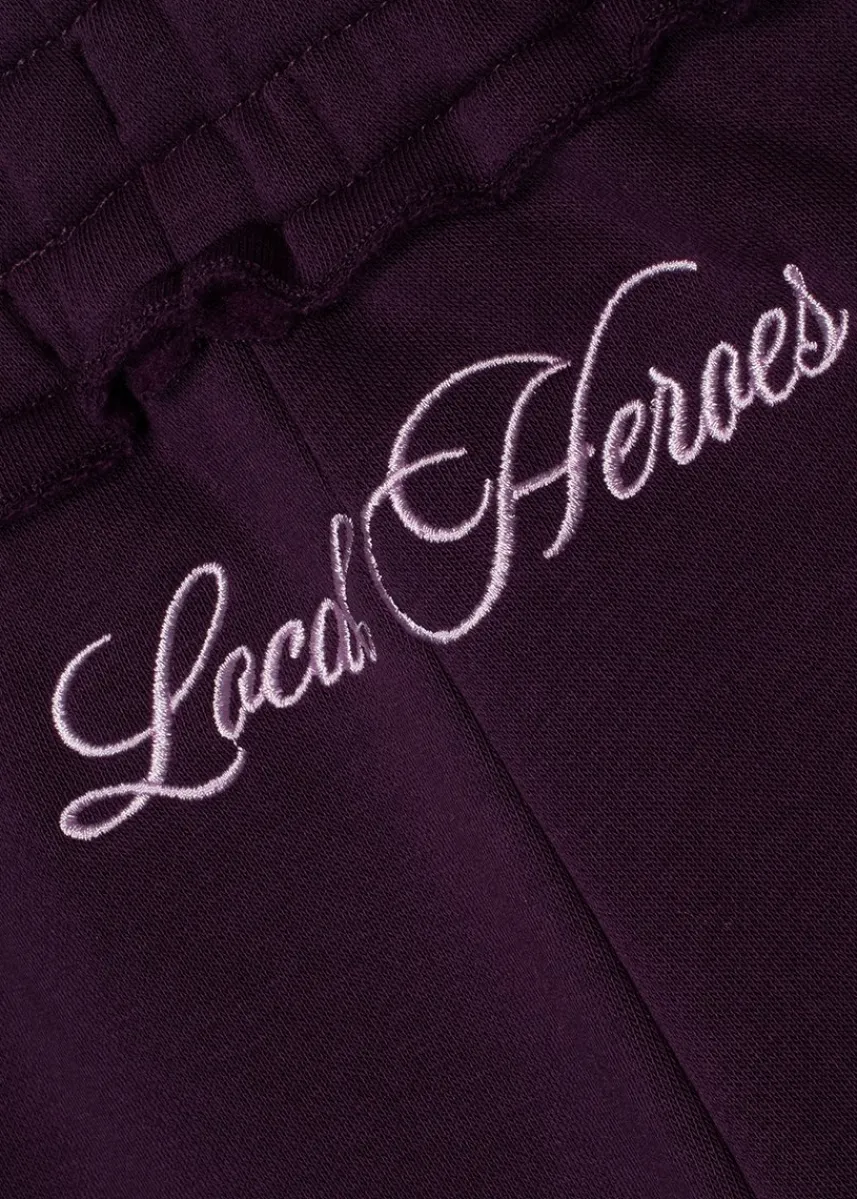 LOCAL HEROES SPODNIE BLUSH BORDOWE
