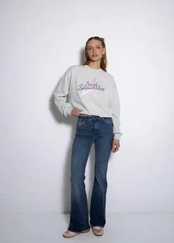 LOCAL HEROES SZARA BLUZA LOCAL SUPERSTAR