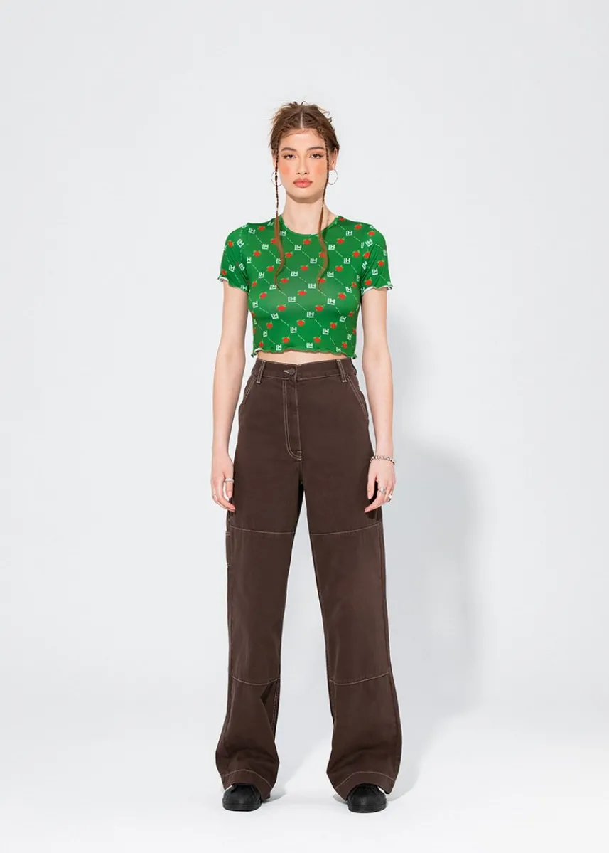LOCAL HEROES TOP LH MONOGRAM BERRY