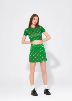 LOCAL HEROES TOP LH MONOGRAM BERRY