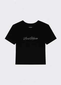 LOCAL HEROES TOP SLIM FIT LH BLUSH RHINESTONES