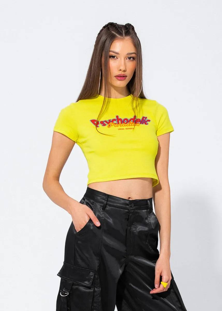 LOCAL HEROES TOP SLIM FIT PSYCHODELIC PARADISO