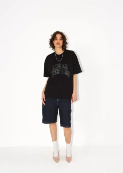 LOCAL HEROES T-SHIRT AURA RHINESTONES