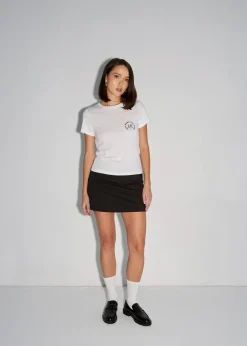 LOCAL HEROES T-SHIRT LH CLUB SLIM FIT BIAŁY