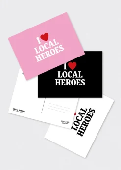 LOCAL HEROES ZESTAW POCZTÓWEK I HEART LH